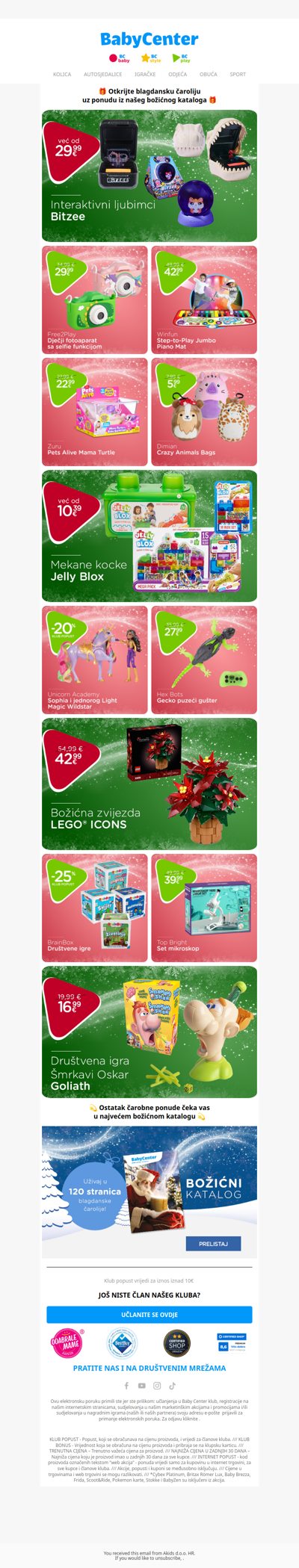 🎄Čarobne igračke po posebnim cijenama🎁