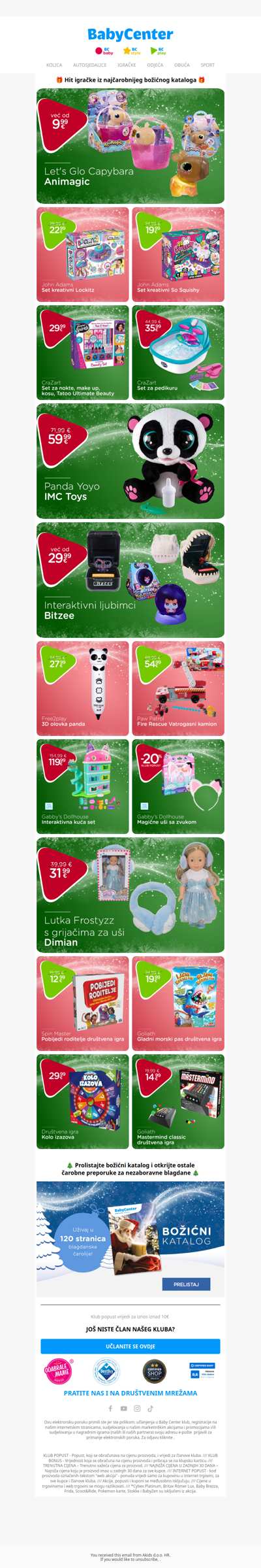 HIT igračke iz božićnog kataloga! 🎄