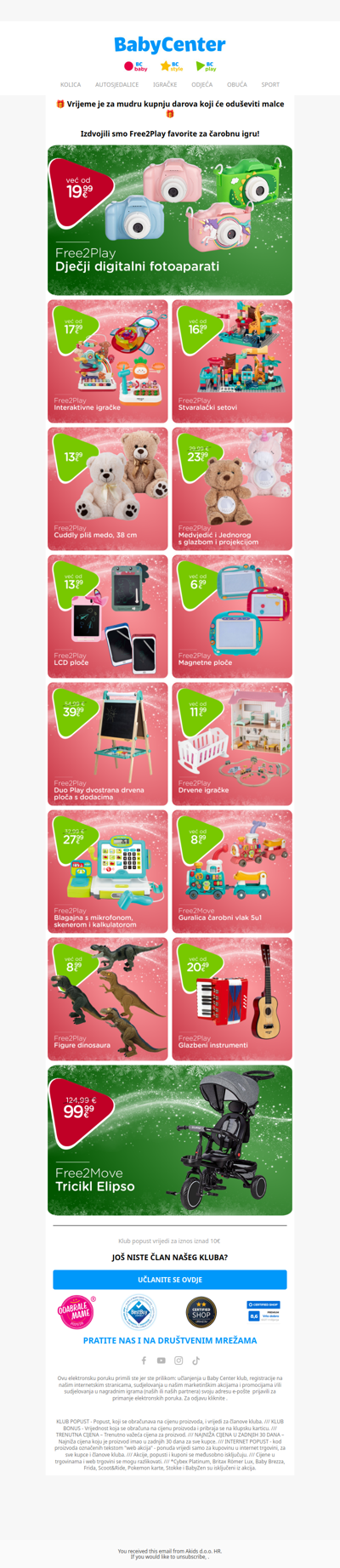 Top Free2Play pokloni za svaku dob 🎁