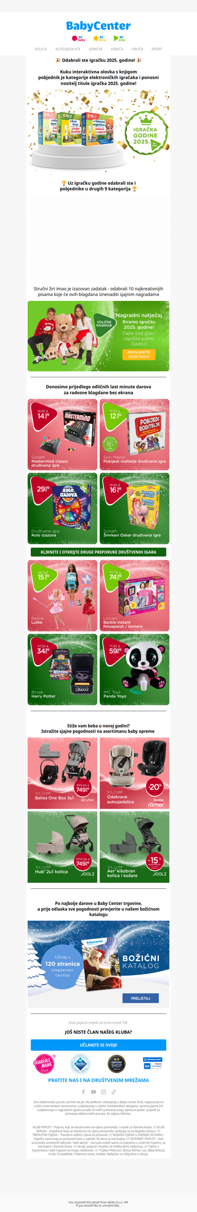 🏆 Igračka godine je izabrana! Otkrijte pobjednike ➡️