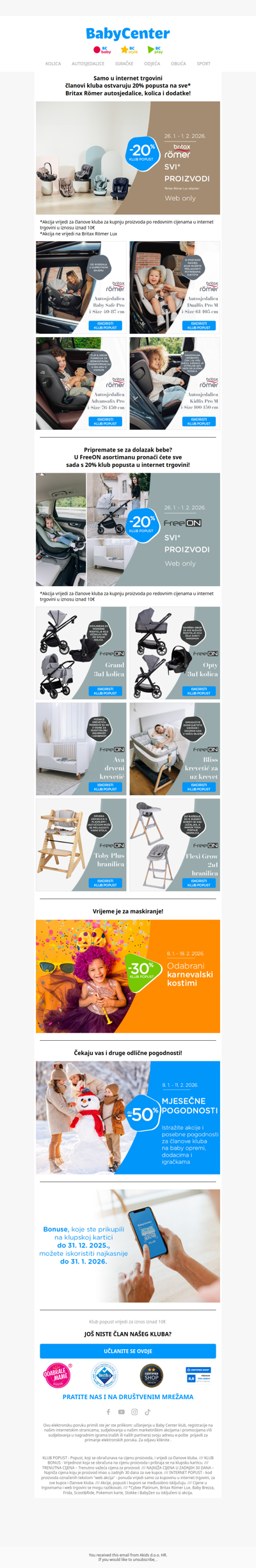 Ekskluzivna pogodnost za članove kluba 📣