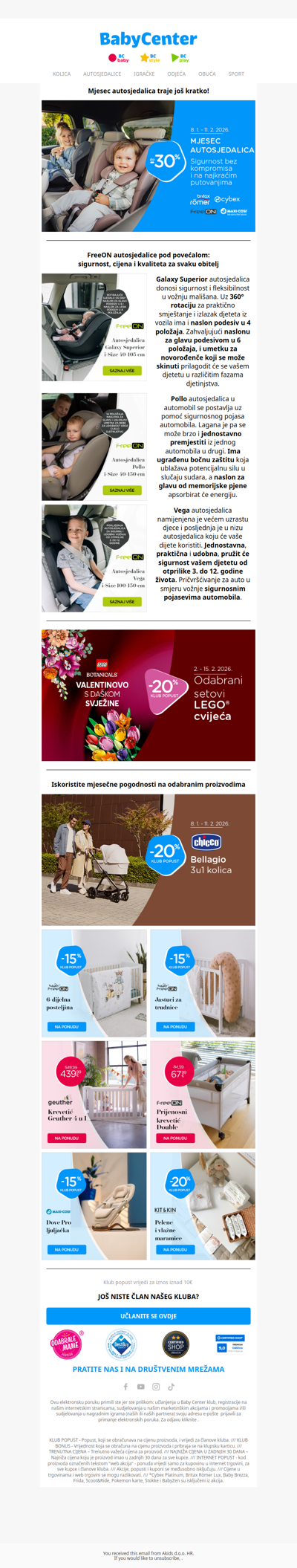 Mjesec autosjedalica: uštedite do -30% 🚗