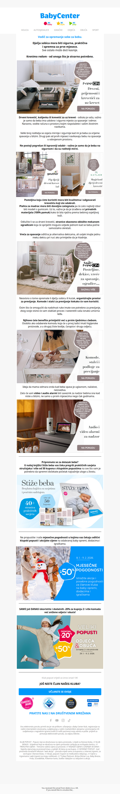 Vodič: Funkcionalna dječja sobica od prvog dana 👶