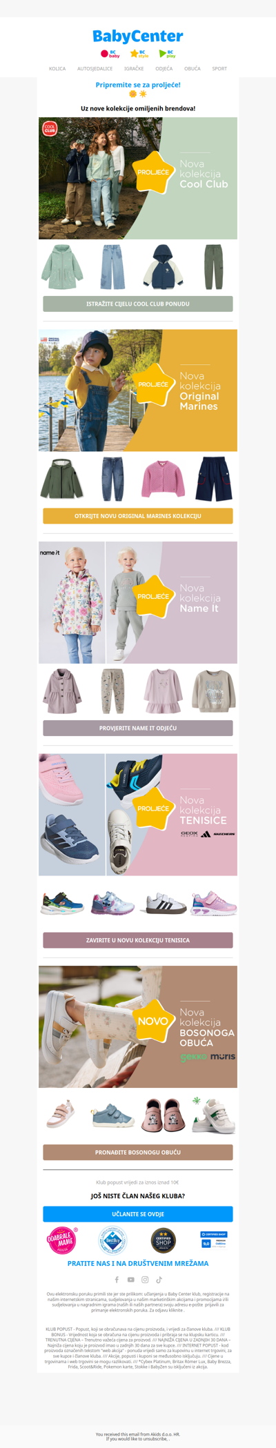 Pripremite se za proljeće uz NOVE kolekcije 🌼