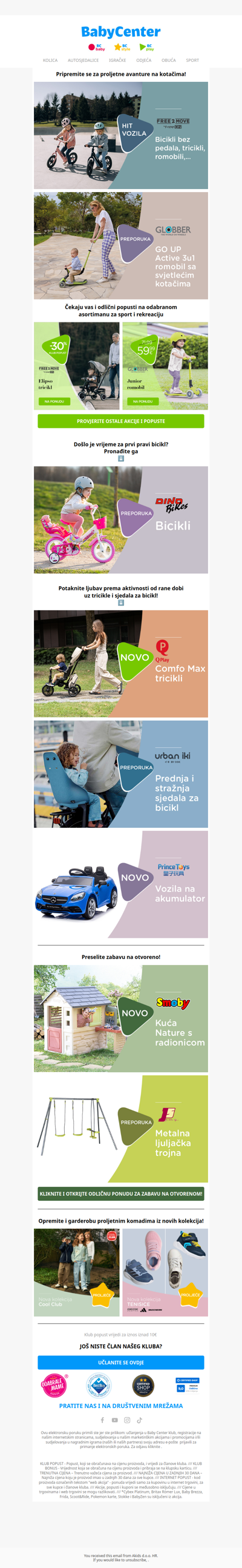 🚲 Proljetna avantura počinje sada! 🌼