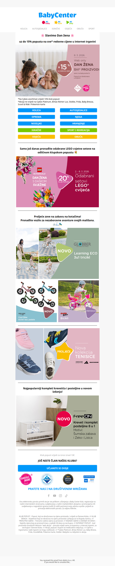 🌷Slavimo Dan žena uz do -15% popusta na SVE*!