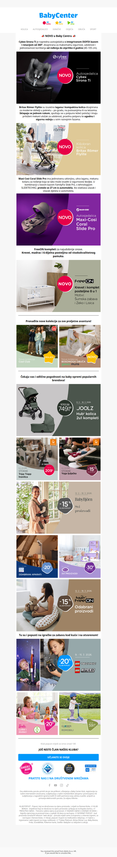 📣 Stigli su NOVITETI koje ste čekali!