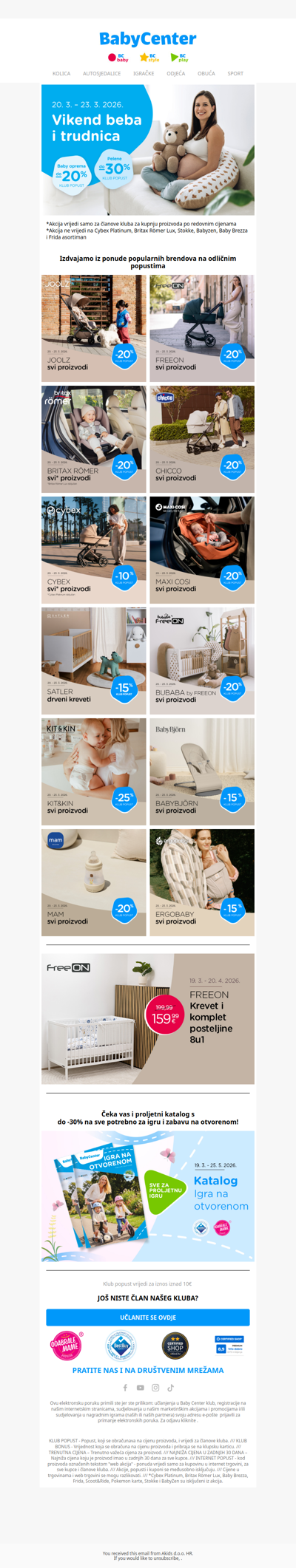 🛍️ Ulovite do -30% na baby opremu i dodatke!