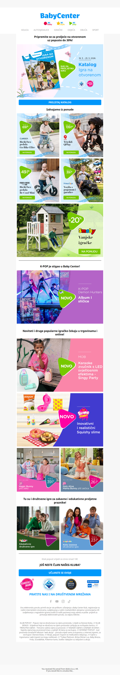 Igra na otvorenom uz 🔝 popuste!🌼