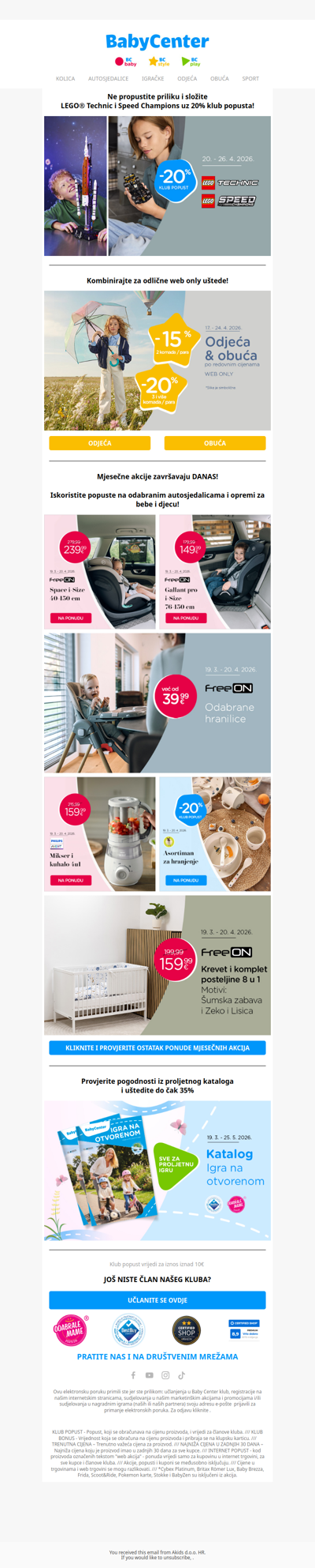 📣 -20% na odabrani LEGO®️