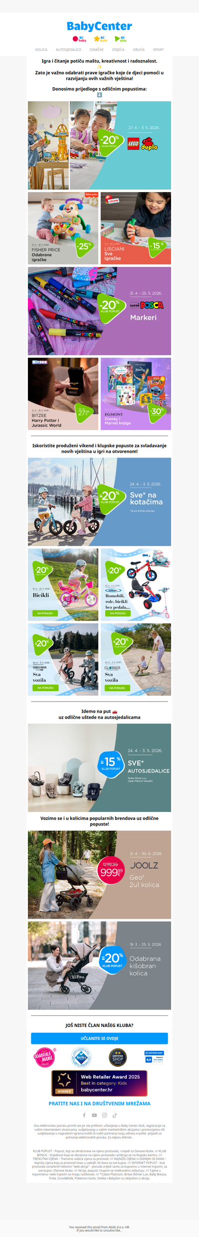 Odabrani LEGO i igračke do -20! 🥳