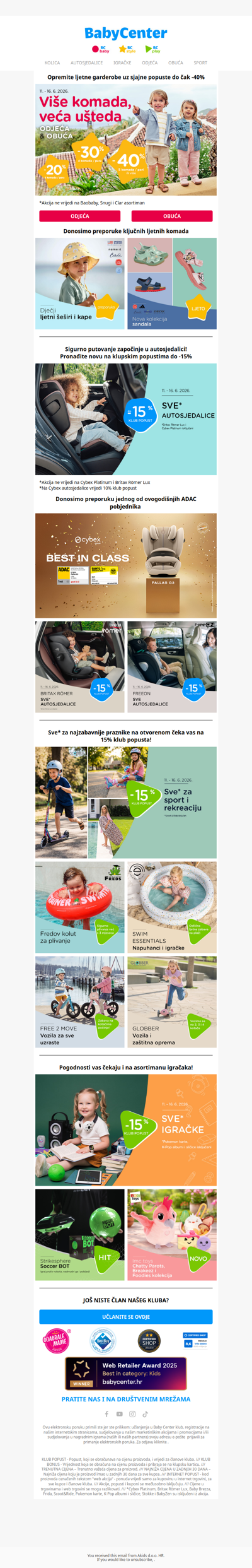 📣Požurite uloviti do -40% na odjeću i obuću!