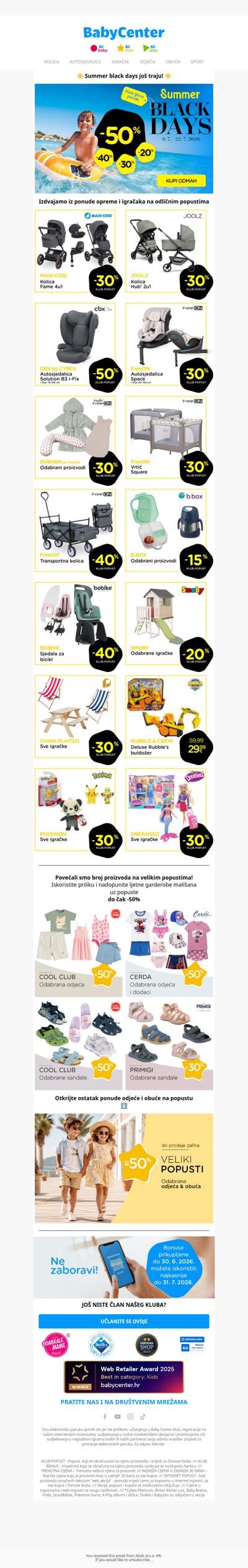 📣 Popusti do čak -50% vas čekaju!