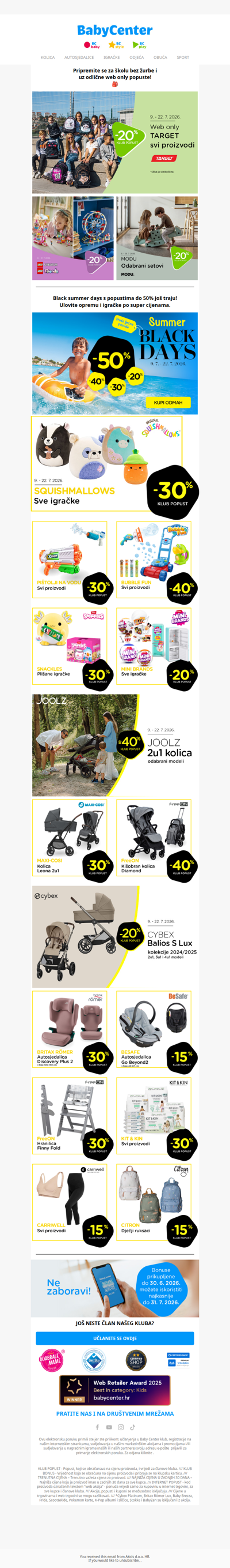 Pripremite se za školu i uštedite 20%! 🎒