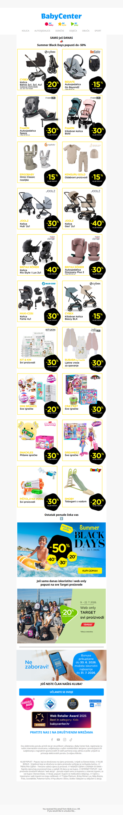 Posljednji sati ⏰ Summer black days do -50%