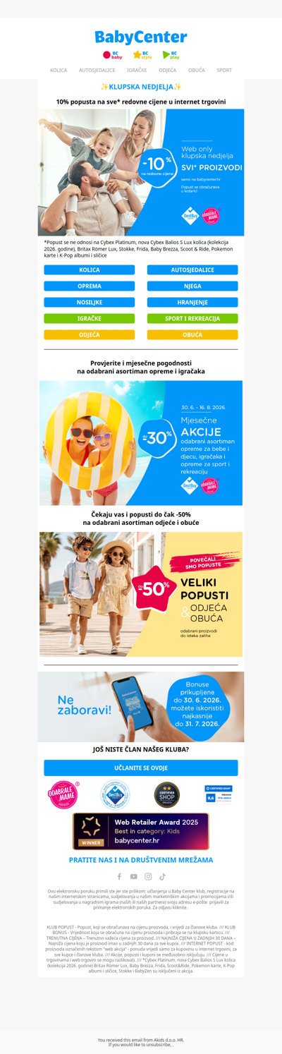 📣 Do ponoći najmanje -10% na SVE*