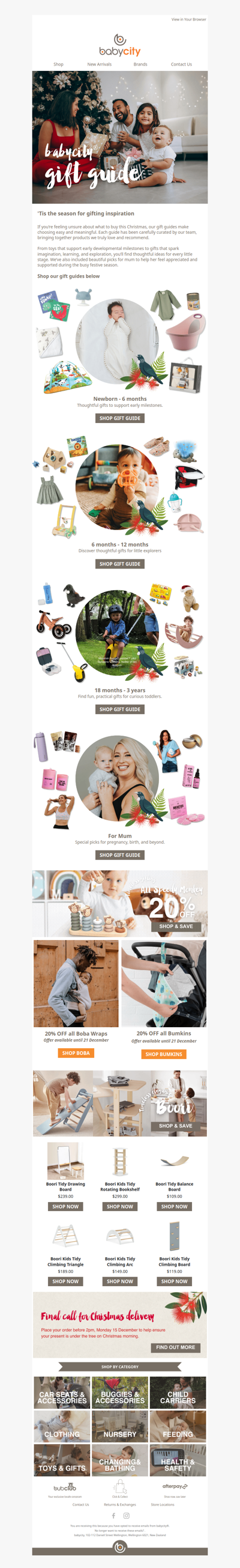 Need gift inspo? Our Holiday Gift Guides are here! 🎄