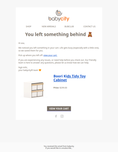 Forgetting something?