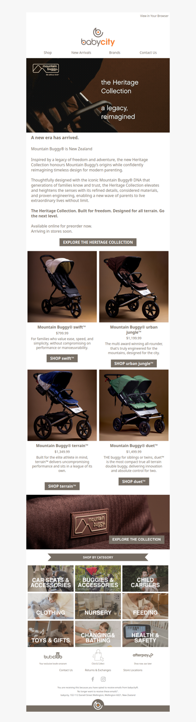 The new era of Mountain Buggy® is here