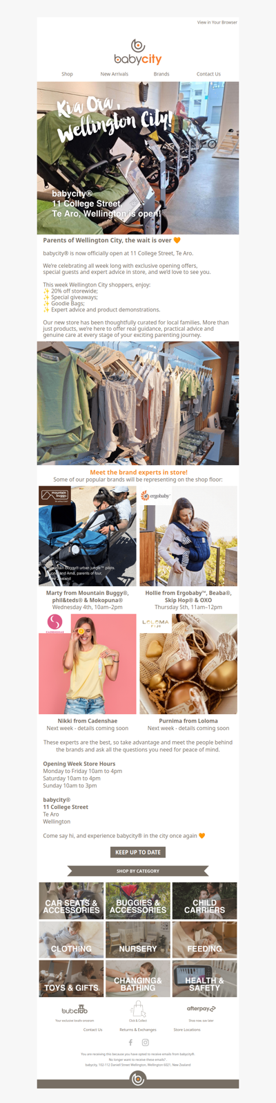 Wellington City, it’s time 🧡​