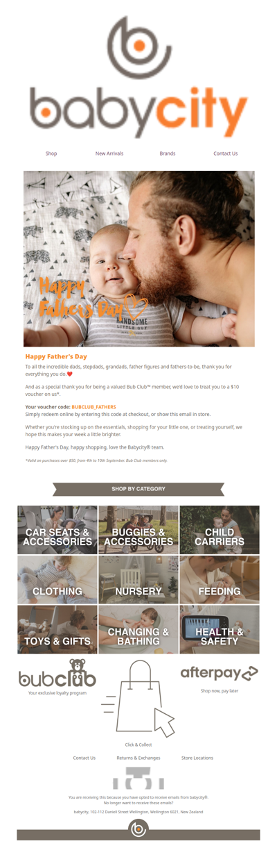 Your $10 Father's Day voucher is here