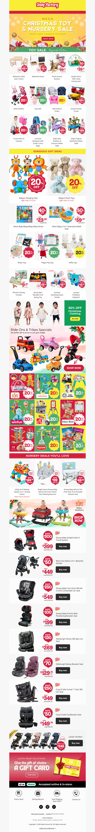 🎅 Almost Over — Last Chance to Save on Toys & Nursery!