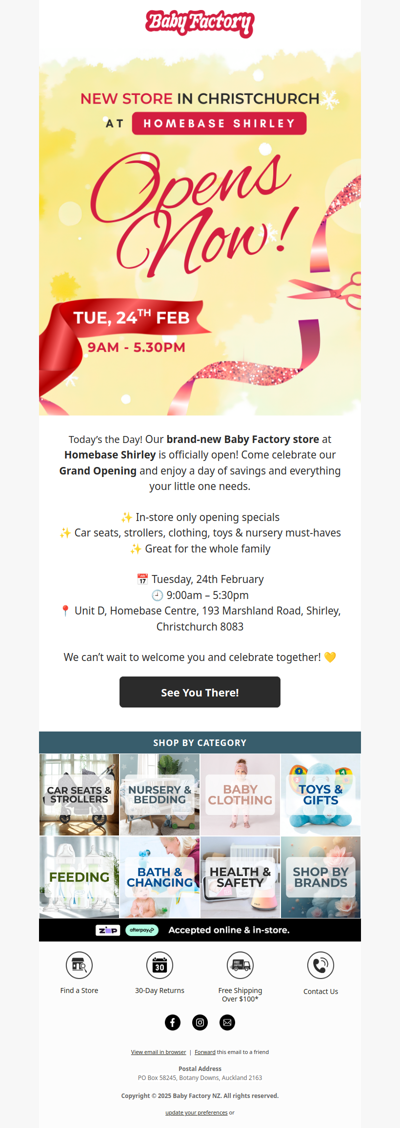 🎉 The Wait Is Over – Homebase Shirley Is OPEN TODAY!