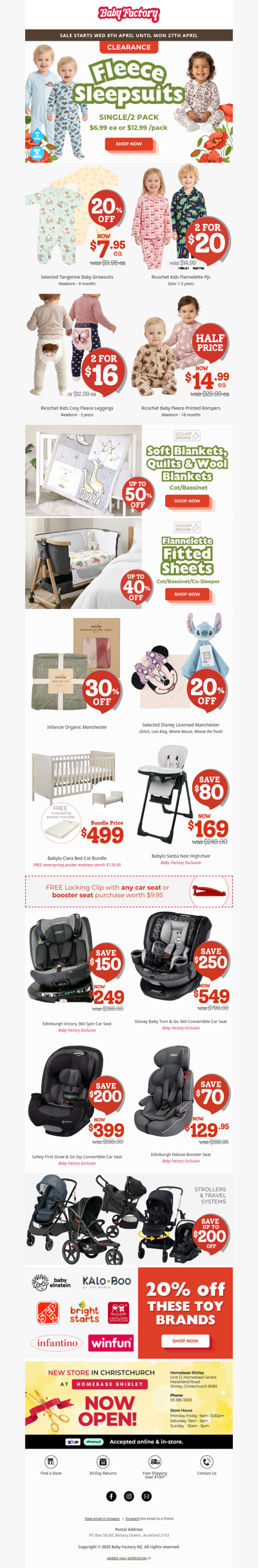 Almost Gone! Sleepsuits at Clearance Prices ⚡