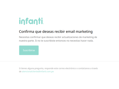 Confirma que deseas recibir email marketing