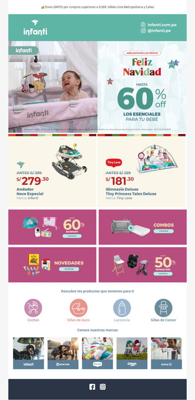 ¡HASTA 60% DSCTO POR TIEMPO LIMITADO!