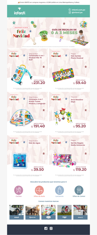 La magia de su primera Navidad empieza aquí… ✨