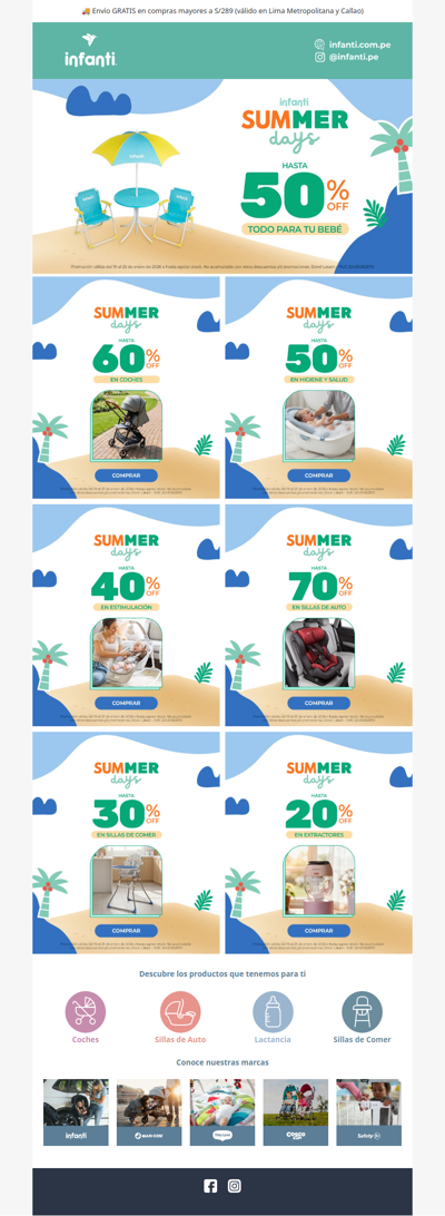 Hasta 50% OFF en tus favoritos de verano