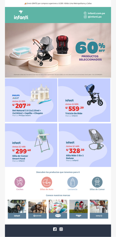 ¡HASTA 60% DSCTO!