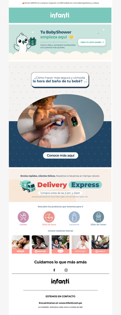 El baño de tu bebé, seguro y sin estrés 🛁