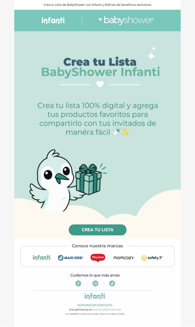 ✨ Crea tu Lista BabyShower y disfruta más