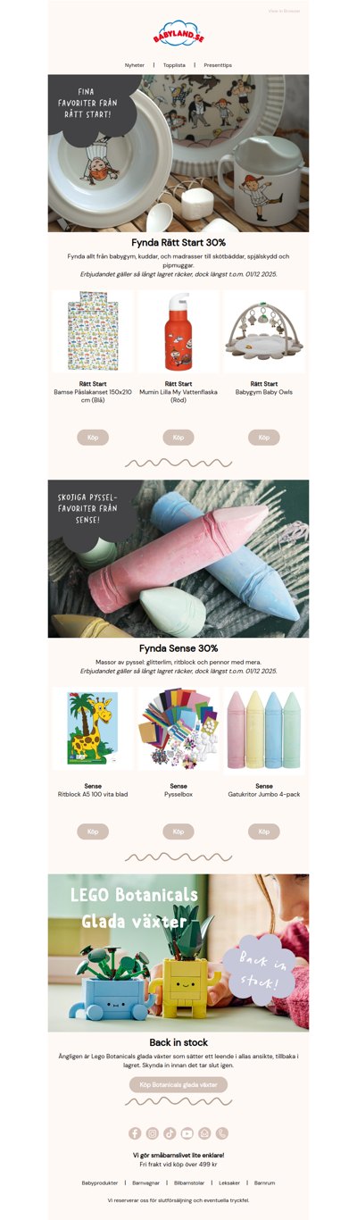 Rätt Start & Sense 30% | LEGO Glada Växter 10349 är tillbaka 🌿 💚