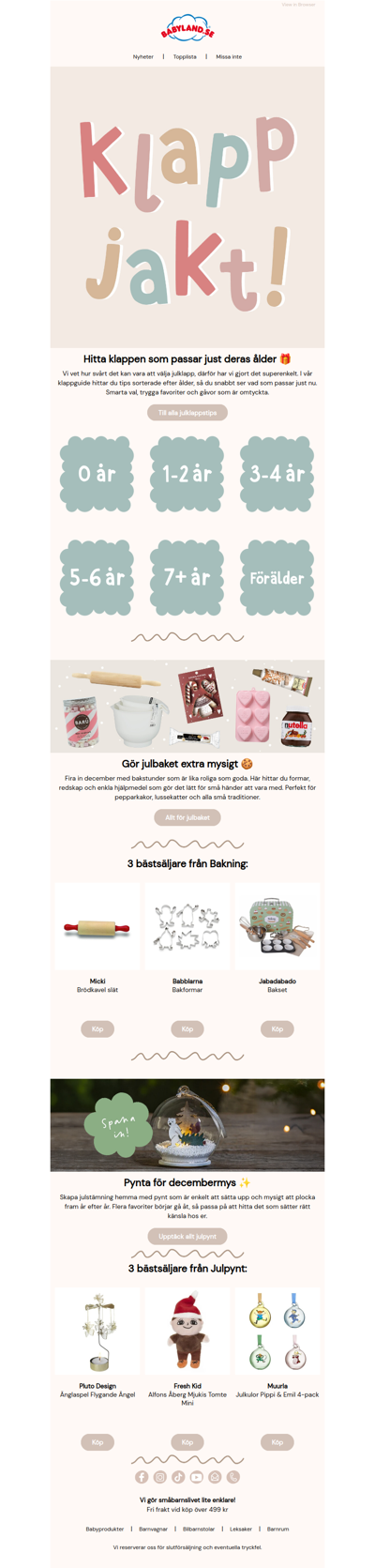 Julklappstips efter ålder 🎁 | Allt för julbak & julpynt