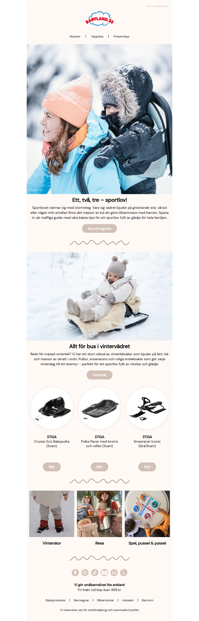 Ett, två, tre – SPORTLOV! ☃️