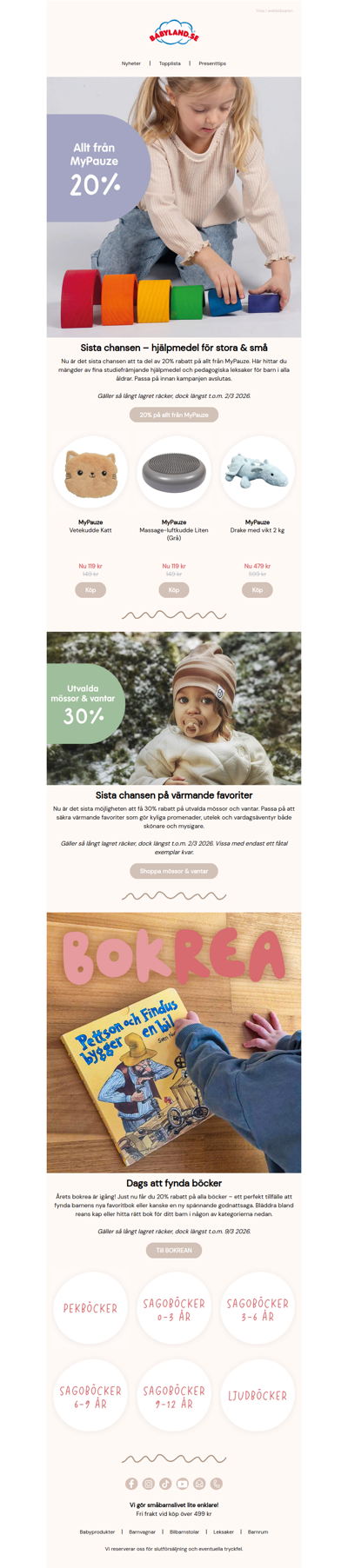 Sista chansen: 30% på utvalda mössor och vantar ⌛ 20% på MyPauze