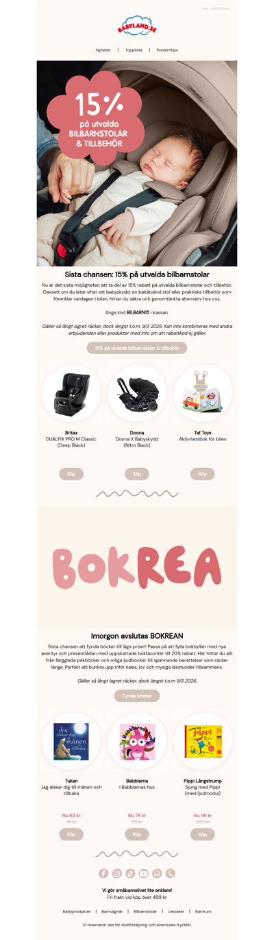 Skynda att fynda – BOKREAN slutar snart