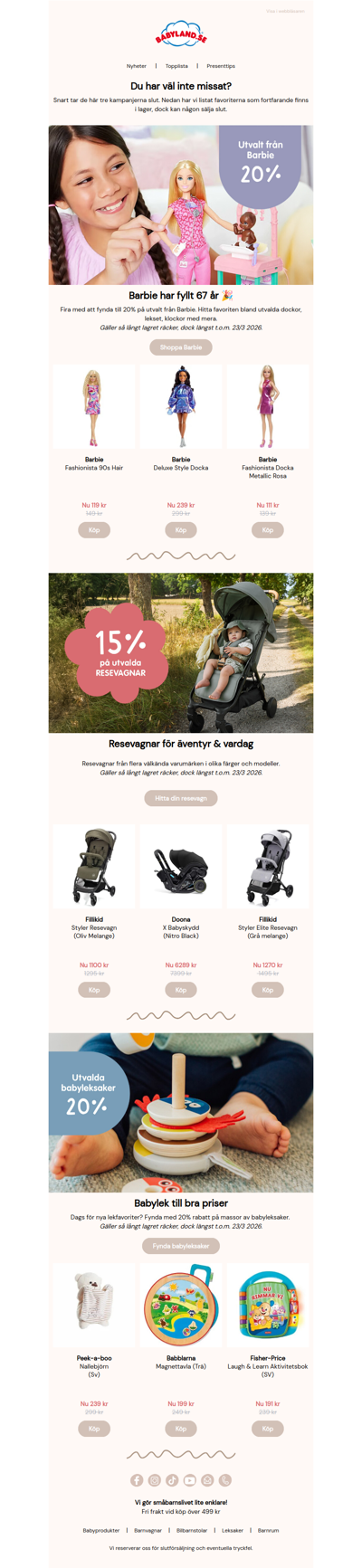 Du har väl inte missat?