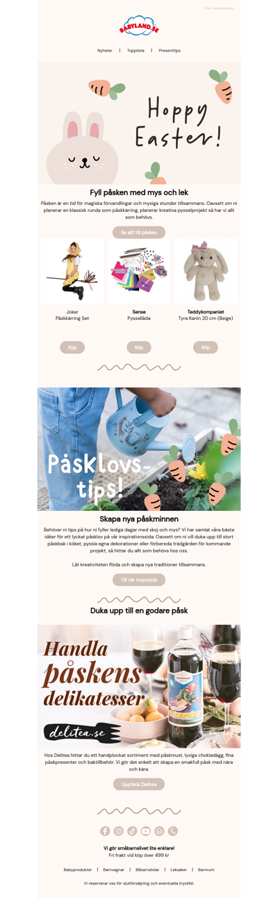 Hoppy Easter! Allt för små och stora påskäventyr 🐣