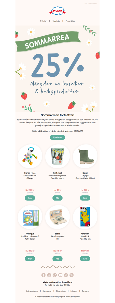 Sommarrean fortsätter ☀️🌻