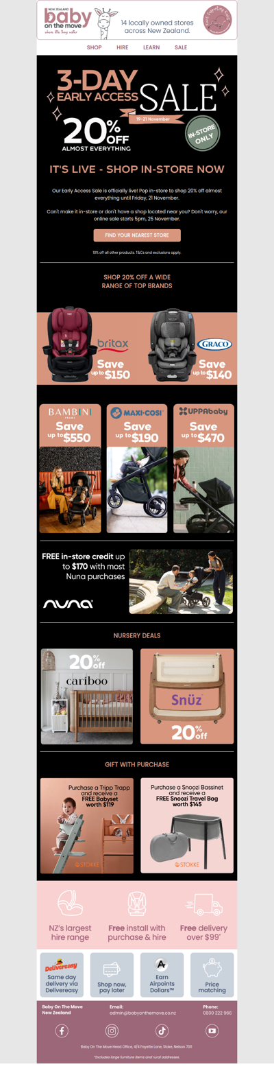 Early Access Sale ON NOW!