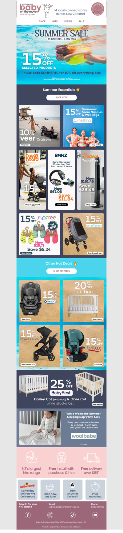 Save up to 15% STOREWIDE