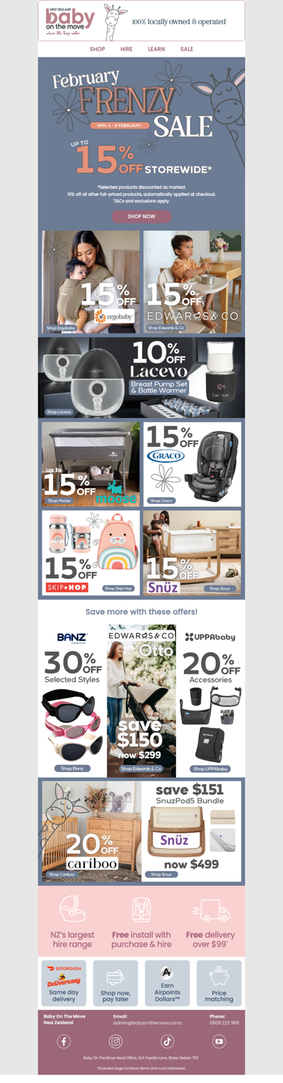 February Frenzy Sale on now 💥