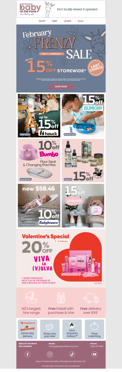 Up to 15% off ends tonight ⏳