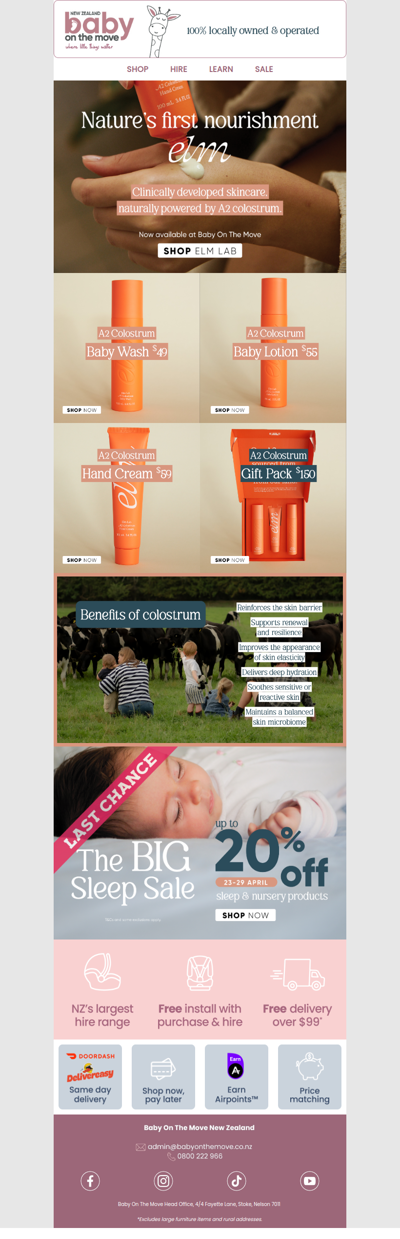 NEW Colostrum Skincare