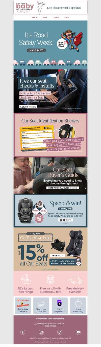 What's on this Road Safety Week 🚗
