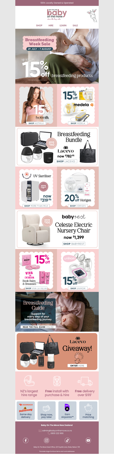 Breastfeeding Sale on now 🤱